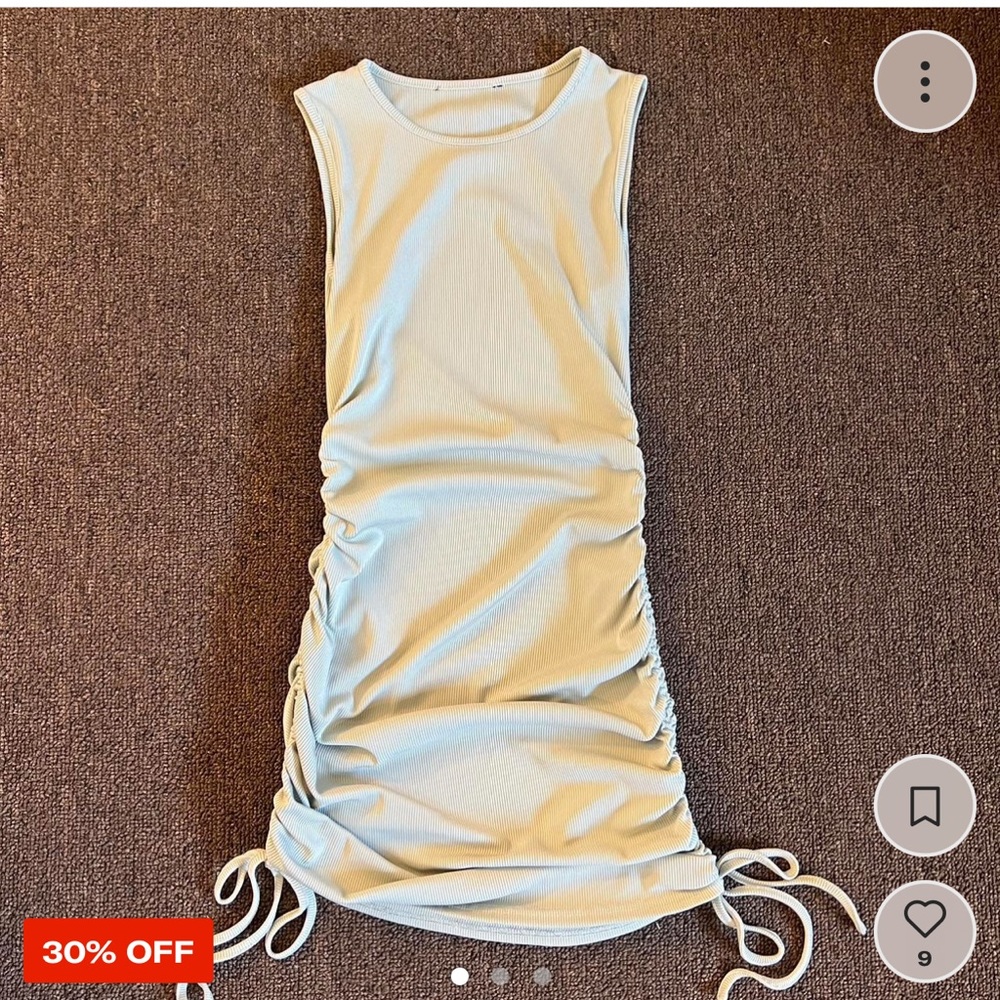 Sage Green Mini Dress